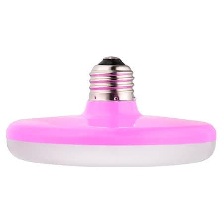 Sunlite UFO Pendant Fixture LED Light Bulb, 11W, 50W Equiv, 800 Lumens, E26, Pink Housing, 30K-Warm White 80765-SU